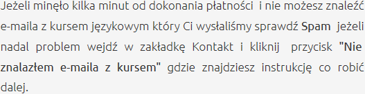 Odbiór Zakupionego Kursu Szkolenia Językowe Starogard Gdański